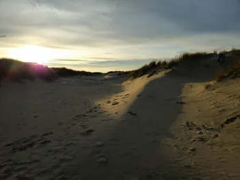 Oostnieuwkerke duinen wandeling in de koude (België)